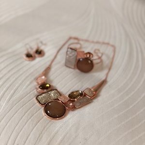 Rose Gold Jewelry Set